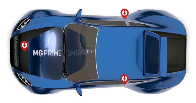 Kit peinture pour Tesla Model 3 gris foncé - Dark Grey - MG Prime - PMNG  Steel - Équipement auto